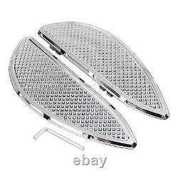 Chrome Driver Floorboards For Harley Softail Electra Street Glide Road King FLTR