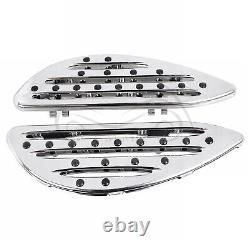 Chrome Driver Stretched Floorboard For Harley Road King Electra Street Glide CVO