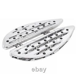 Chrome Driver Stretched Floorboard For Harley Road King Electra Street Glide CVO
