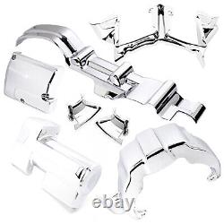 Chrome Engine Cover Kits For Harley Touring 2017-2023 Street Glide Road King