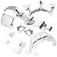 Chrome Engine Cover Kits For Harley Touring 2017-2023 Street Glide Road King