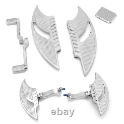 Chrome Floorboard Harley Touring FLHR Road King Street Glide 1980-2025