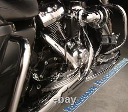 Chrome Floorboard Harley Touring FLHR Road King Street Glide 1980-2025