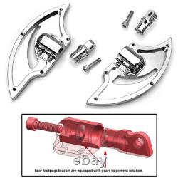 Chrome Floorboard Harley Touring FLHR Road King Street Glide 1980-2025