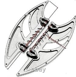 Chrome Floorboards for harley road king flhr Electra street Glide FLHX footboard