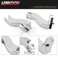 Chrome Foot Pegs Floorboards Shifter Peg For Harley Road Glide King Street Glide Chrome Foot Pegs Floorboards Shifter Peg For Harley Road Glide King Street Glide