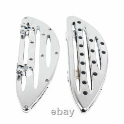 Chrome Foot Rest Floorboards Footboard For Harley Street Glide Softail Road King