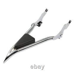 Chrome For Touring Road King Street Electra Glide 09-20 Rear Backrest Sissy Bar