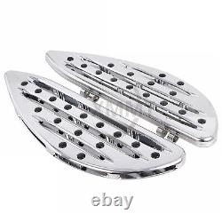 Chrome Front Rear Floorboard Foot Peg For Harley Touring Road King Street Glide