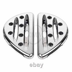 Chrome Front Rear Floorboard Foot Peg For Harley Touring Road King Street Glide