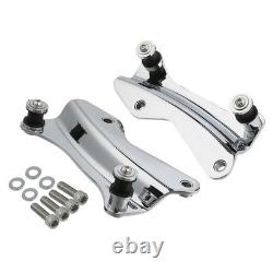 Chrome Luggage Rack & 4-Point Dock Hardware 14-25 Road King Street/Electra Glide