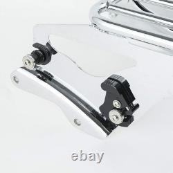 Chrome Luggage Rack & 4-Point Dock Hardware 14-25 Road King Street/Electra Glide