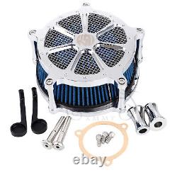 Chrome RSD Air Cleaner Intake Filter For Harley Electra Street Glide Road King