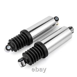 Chrome Rear Air Shocks For Harley Road King Street Electra Glide Ultra Limited