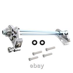 Chrome Rear Axle Adjuster Kit For Harley Road King Street Glide FLHX 2009-2023