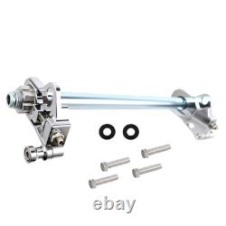 Chrome Rear Axle Adjuster Kit For Harley Road King Street Glide FLHX 2009-2023