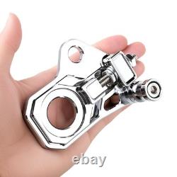 Chrome Rear Axle Adjuster Kit For Harley Road King Street Glide FLHX 2009-2023