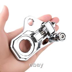 Chrome Rear Axle Adjuster Kit For Harley Road King Street Glide FLHX 2009-2023