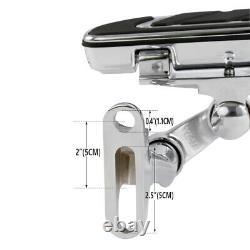 Chrome Rear Floorboard Bracket Fit For Harley Road King Street Glide 1993-2024