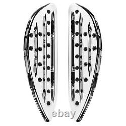 Chrome Shallow Cut Front Driver Floorboards For Harley Street Glide Road King