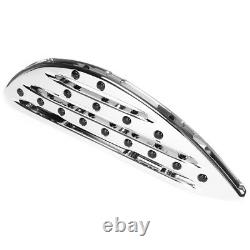 Chrome Shallow Cut Front Driver Floorboards For Harley Street Glide Road King