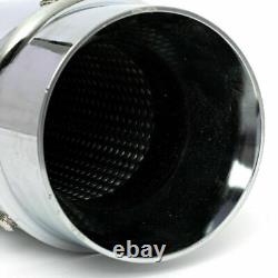 Chrome Slip-On Megaphone Exhaust Pipes for Harley Road King Street Glide 17-23