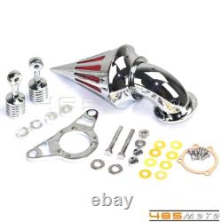 Chrome Spike Air Cleaner Intake Filter For Harley Road King Street Electra Glide