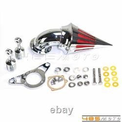Chrome Spike Air Cleaner Intake Filter For Harley Road King Street Electra Glide