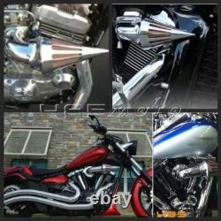 Chrome Spike Air Cleaner Intake Filter For Harley Road King Street Electra Glide