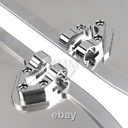 Chrome Stretched Floorboard Footboards For Harley Electra Road King Street Glide