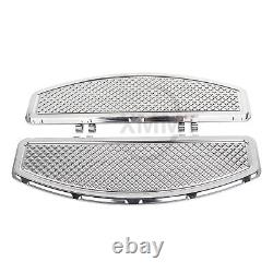 Chrome Stretched Floorboard Footboards For Harley Road King Street Glide FLHX