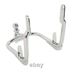 Chrome Trailer Hitch Tow Fit For Harley Electra Street Glide Road King 2009-2013