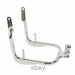 Chrome Trailer Hitch Tow Fit For Harley Electra Street Road King Glide 2009-2013