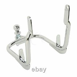 Chrome Trailer Hitch Tow Fit For Harley Electra Street Road King Glide 2009-2013