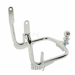 Chrome Trailer Hitch Tow Fit For Harley Electra Street Road King Glide 2009-2013