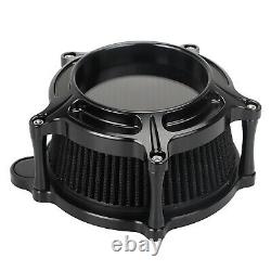 Clear Black Air Cleaner Intake Filter for Harley M8 Tri Street Glide Road King