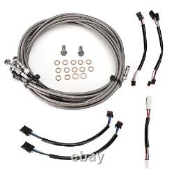 Clutch Cable Brake Line for Harley 2017-2020 Road King Street Glide ABS 12 bar