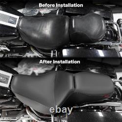 Complete Smooth Two-Up Seat For Harley Touring Road King Street Glide 1997-2007