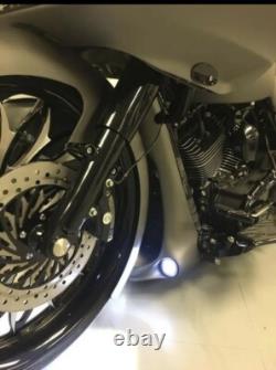 Custom Raked Chin Spoiler Scoop For Harley Touring Road King Street Glide 97-08