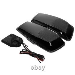 Cutout Grills Saddlebag Speaker Lids For Harley Touring Road King Street Electra