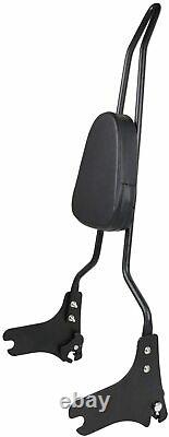 Detachable Backrest Sissy Bar withPad For Touring Road King Street Glide 1997-2008