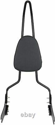 Detachable Backrest Sissy Bar withPad For Touring Road King Street Glide 1997-2008