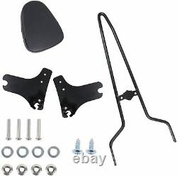 Detachable Backrest Sissy Bar withPad For Touring Road King Street Glide 1997-2008