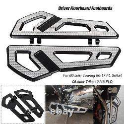 Driver Floorboards Footboards For Harley Touring Road King Electra Street Glide