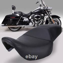 Driver Low-Pro Seat For Harley 1997-2007 Road King FLHR & 2006-2007 Street Glide