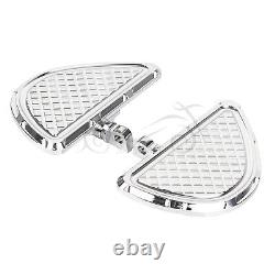 Driver Passenger Floorboards Foot Pegs Set For Harley Road King Street Glide 93+