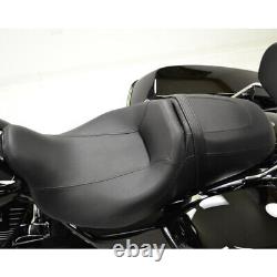Driver Passenger Low-Profile Seat For Harley Touring Road King Street Glide 08+