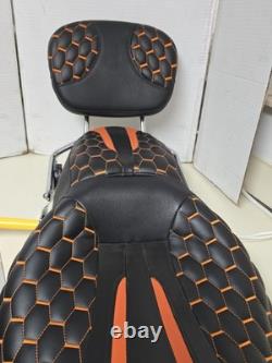 Driver Passenger Low-Profile Seat Harley Touring Road King Street Glide 09+ OEM