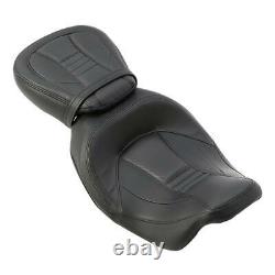 Driver Passenger Pillion Seat For Harley CVO Street Road King Glide 09-20 Black