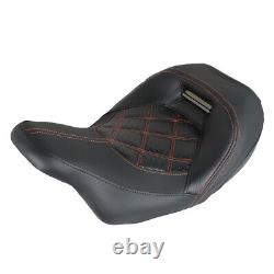 Driver & Passenger Pillion Seat For Touring CVO Road King Street Glide 2009-2021